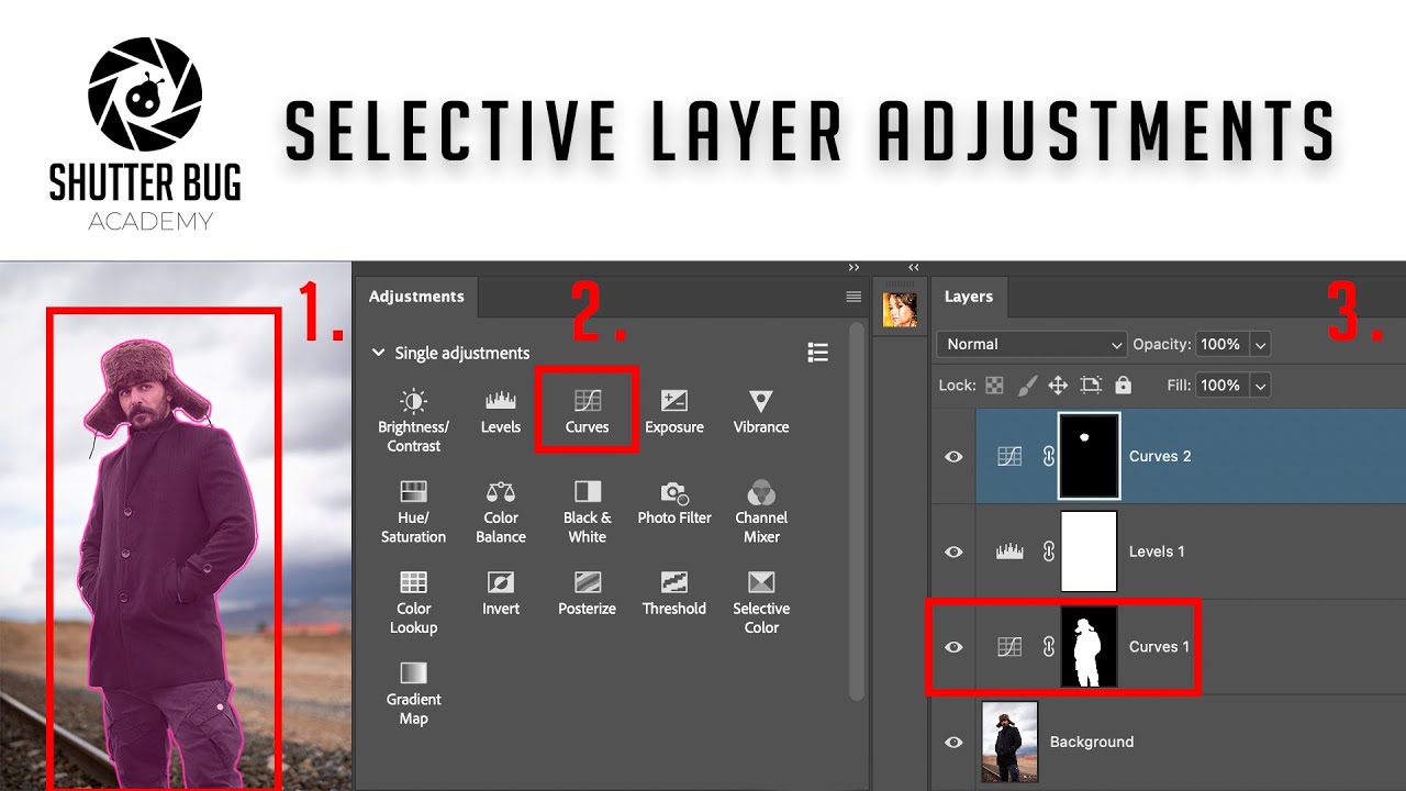 The Key to Editing Selective Layer Adjustments in Adobe Photoshop - YouTube