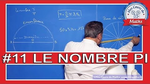 XA10 Cours facile sur Comprendre  le nombre pi  (MCMaths)