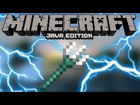 How To Make A Lightning Trident | Minecraft Java