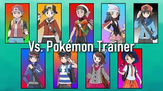 Pokémon Music - All Standard Trainer Battle Themes from the Core Series (All Versions)