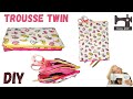 Trousse Twin - Trousse Double - Tutoriel Couture DIY