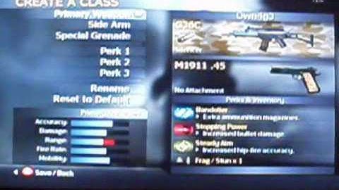 CoD4 - Creating my best class