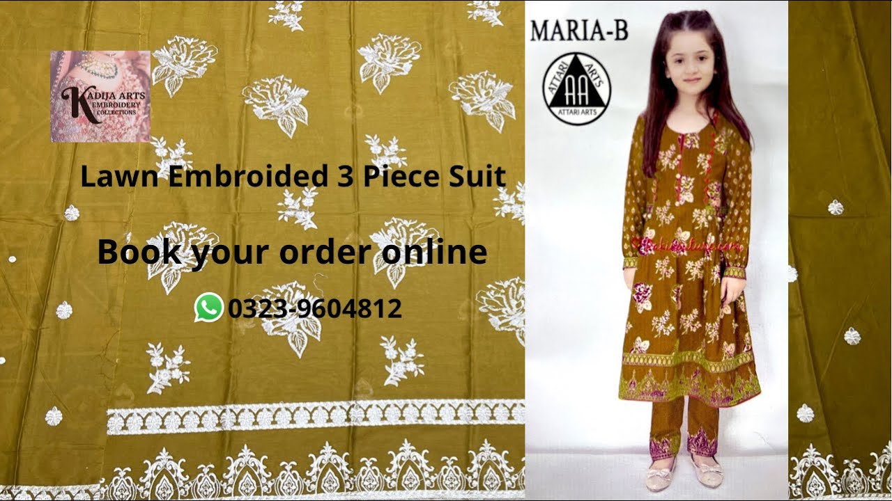 Fancy Lawn Suit | Luxury Lawn Collection | 2022 Eid Festive Collection | Embroidery Design Suits