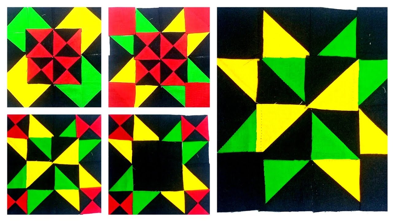 Lemon star quilt pattern || Quilt patterns || Beginner quilt patchwork patterns,