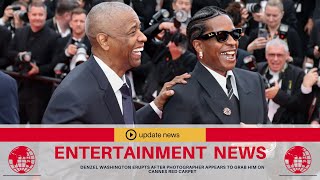 Denzel Washington SNAPS at Photographer on Cannes Red Carpet!