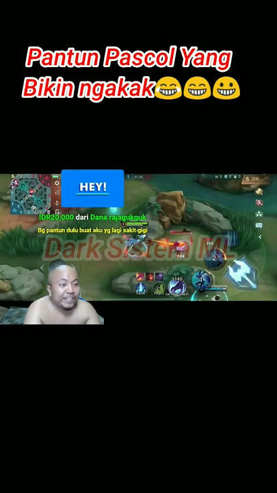 Pantun Pascol Yang Bikin Ngakak #mobilelegends #pascolkintil #dwiwoii #shorts #pantun #fyp