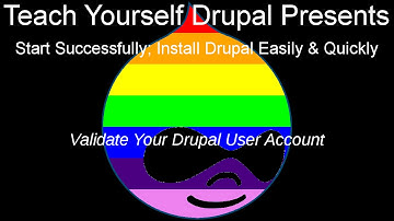 Drupal for Beginners - Validate Your Drupal User Account