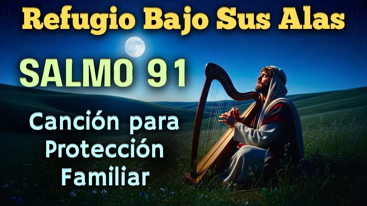 Refugio Bajo Sus Alas - Canta el Salmo 91 con Arpa | Canción de ...