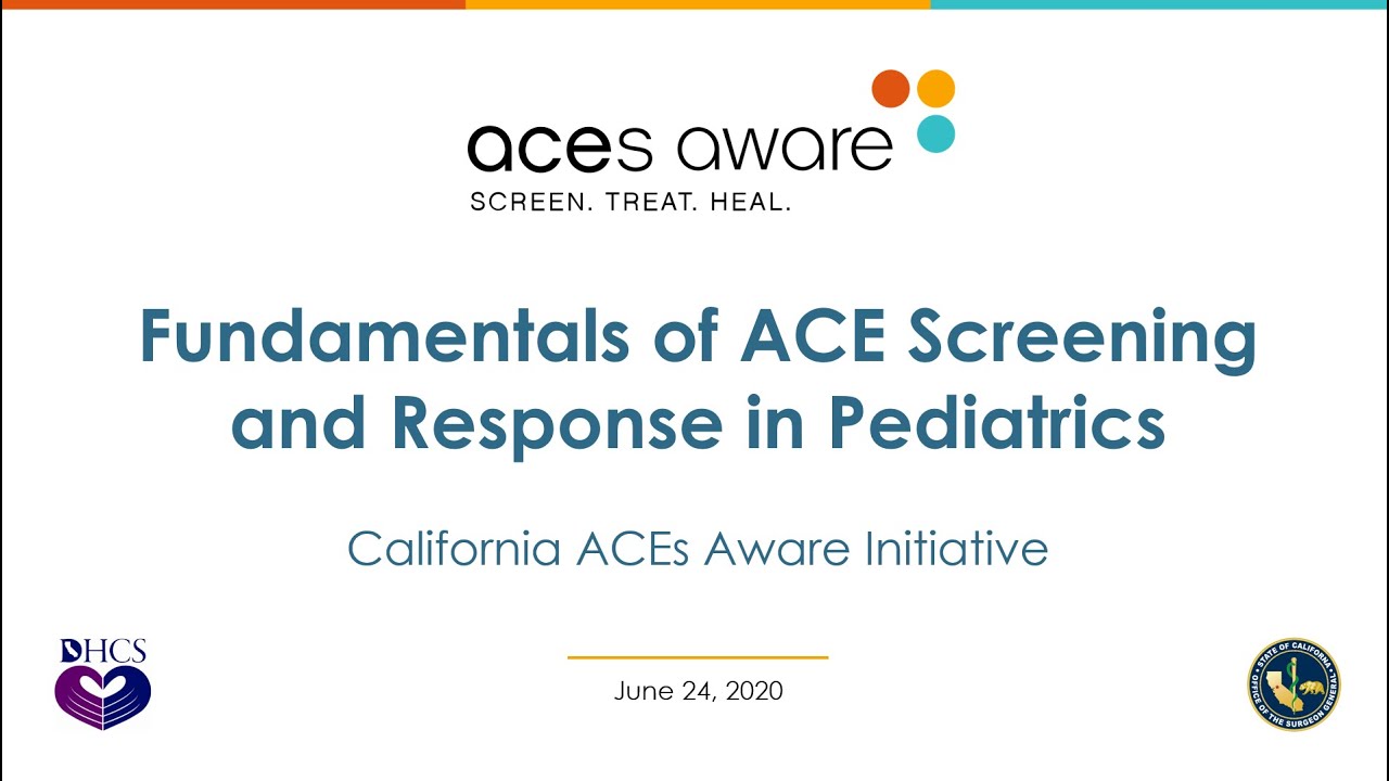 Fundamentals of ACE Screening and Response in Pediatrics YouTube