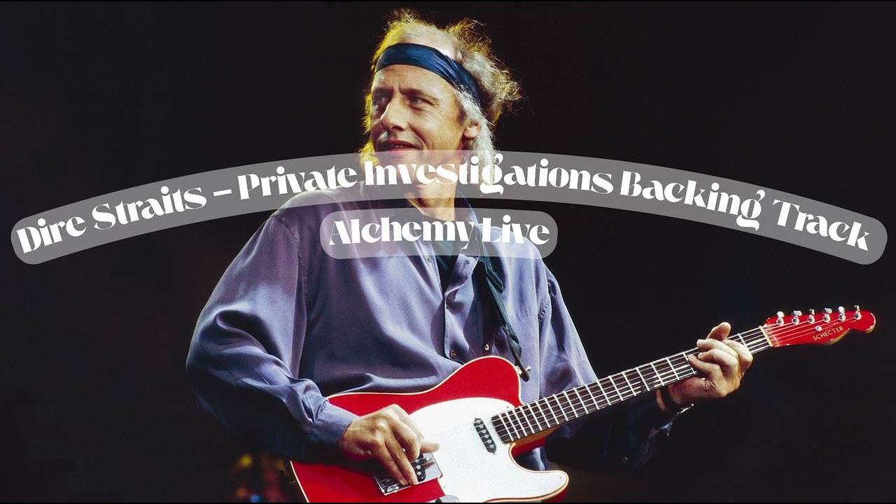 Guitar Backing Track: Private Investigations Dire Straits Alchemy Live
