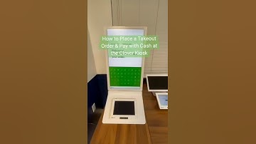 How to Place a Takeout Order & Pay with Cash at the Clover Kiosk – Quick & Easy! Self Service Kiosk