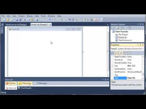 Visual Basic Tutorial   168   Paint Part 1 Custom Controls ‏
