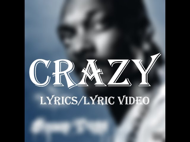 Snoop Dogg ft. Nate Dogg - Crazy (Lyrics/Lyric Video), Snoop Dogg ft. Nate  Dogg - Crazy (Lyrics/Lyric Video) Watch full:   ▷Follow my Instagram:  By Jan Q