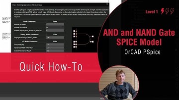 How to Create AND and NAND Gate SPICE Models