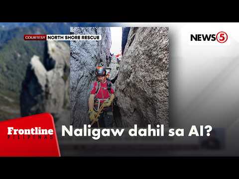 Binatilyo, nasagip matapos maligaw sa bundok gamit ang ruta na AI-generated | Frontline Pilipinas