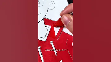 Drawing A New Character With Posca Markers Very Satisfying Shorts 