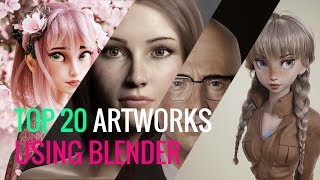 Top 20  3d Artworks using blender