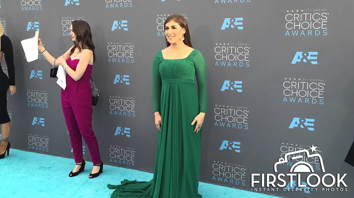 Mayim Bialik arriving at the 21st Critics Choice Awards