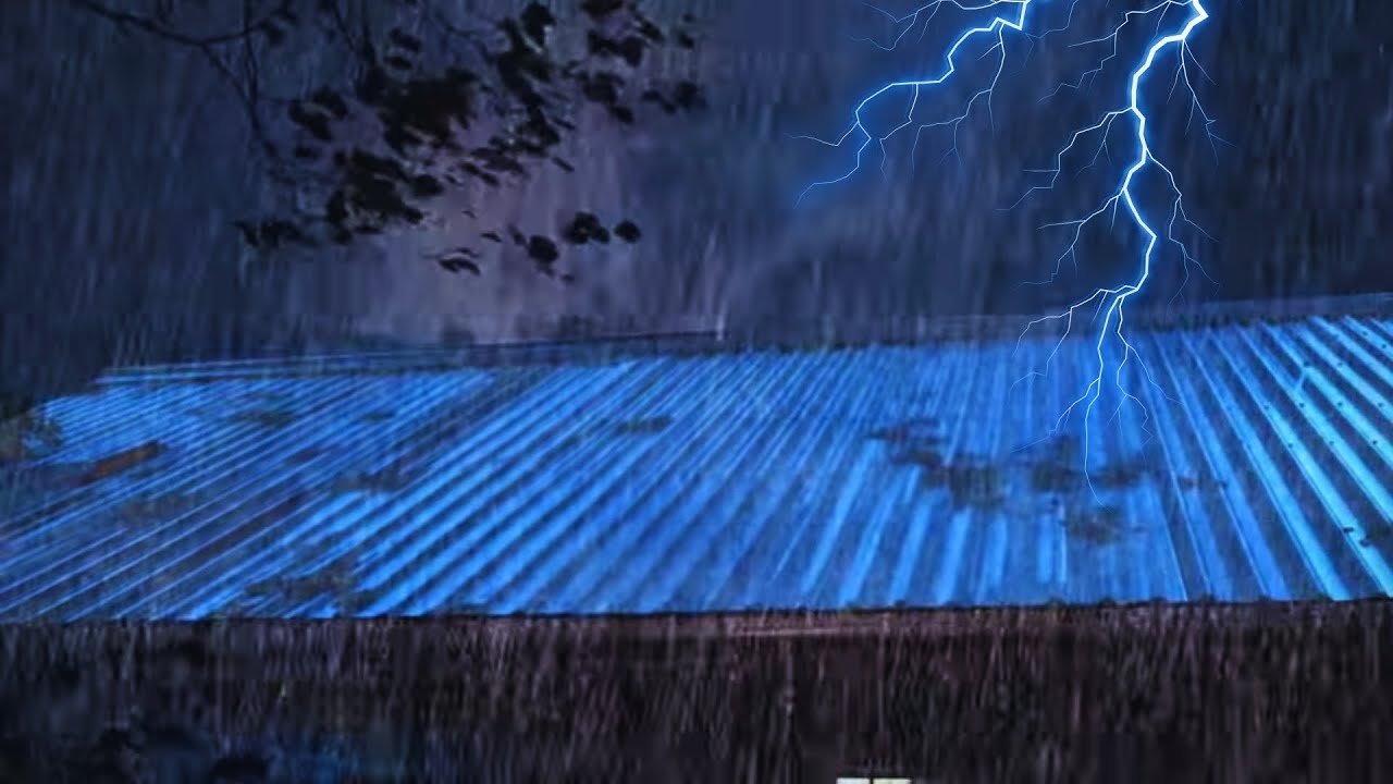 El sonido de la lluvia y los truenos rápidamente te hacen quedar ...