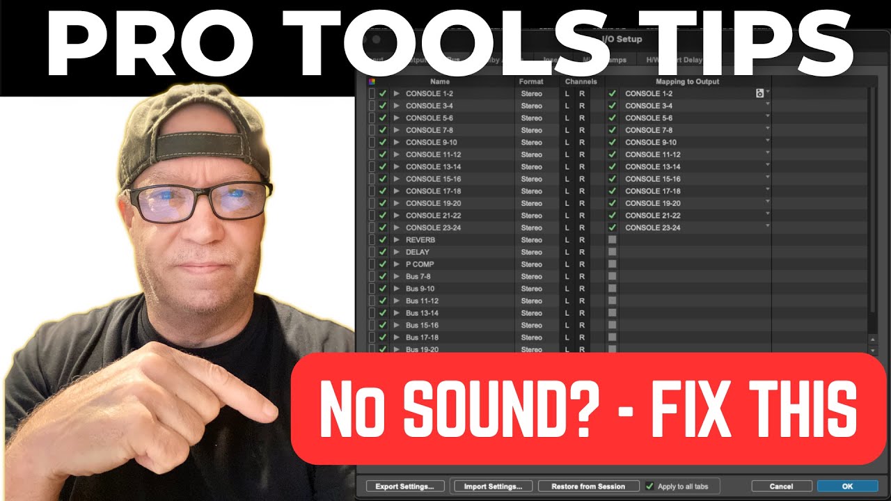 Dc Pro Tools Explainedd Pro Tools IO Settings Explained The Right Way - YouTube