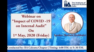 The Institute of Internal Auditors - India Live Stream | Impact of COVID -19 on Internal Audit