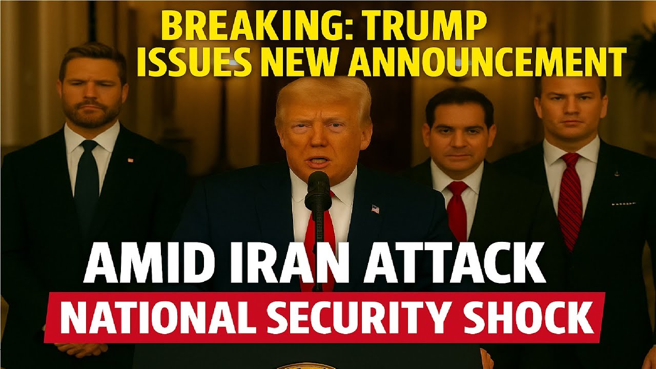 BREAKING Trump issues NEW ANNOUNCEMENT amid Iran attack