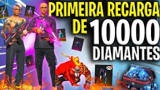 GASTANDO 10000 DIAMANTES PELA PRIMERA VEZ EN UNA CUENTA HUMILDE DE UNS SUSCRIPTOR🔥