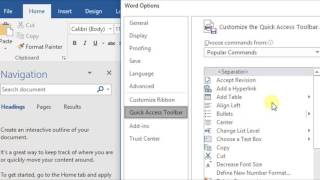 Enable Text to speech[Speak] Option in Microsoft Word 2016 [Tutorial] - HOW TO screenshot 2