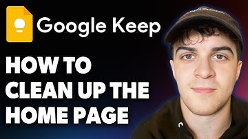 How to Clean Up the Google Keep Home Page PIN & Archive [2025 Full Guide]