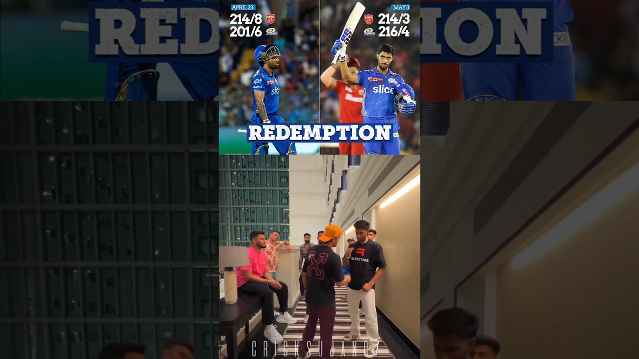 Mumbai Indians Redemption 😉 