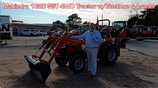 Mahindra 1600 Series 1626 SST 4WD Tractor With Backhoe and Front End Loader