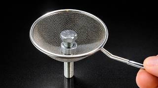 Never Buy A Welding Machine Again Insert A Stainless Steel Strainer Watch What Happens