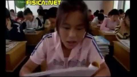 Uma rotina escolar chinesa