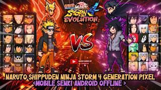 RELEASE NEW!! NARUTO NINJA STORM 4 NEXT GENERATION PIXEL MOBILE SENKI - JUSTU SKILL ANIMATION HD screenshot 5