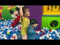 Kids indoor playground with toys