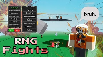 Admin Abusing in RNG Fights | Roblox RNG Fights