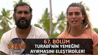 Turabi'nin yemeğini ayırmasını eleştirdiler! \