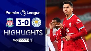Liverpool extend incredible unbeaten record at home👏 | Liverpool 3-0 Leicester City | EPL Highlights
