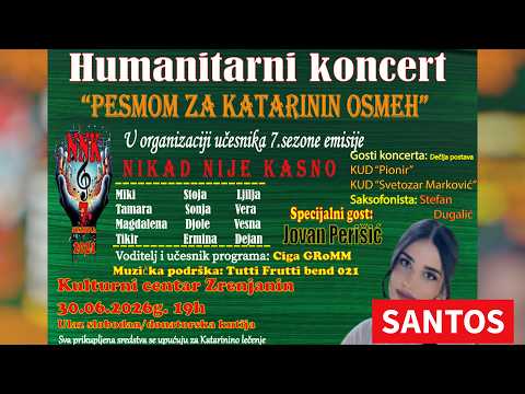 HUMANITARNI KONCERT "PESMOM ZA KATARININ OSMEH"