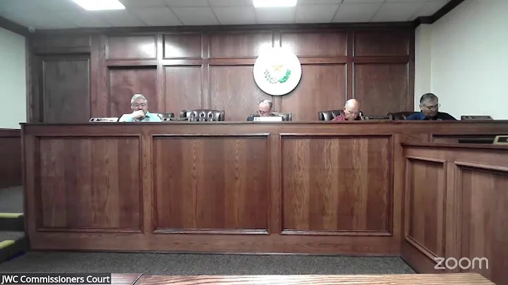 JWC Commissioners Court Meeting - December 22nd, 2025