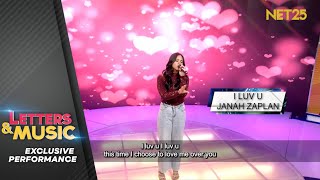 Janah Zaplan - I Luv U (NET25 Letters and Music Performance)