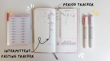 Hobonichi Weeks: My Period Tracker And Intermittent Fasting Tracker Setup