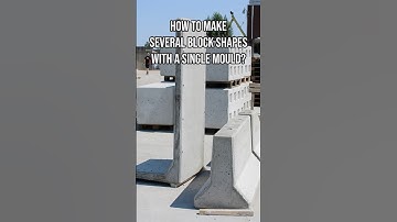 How to create various concrete block shapes with a single mould?