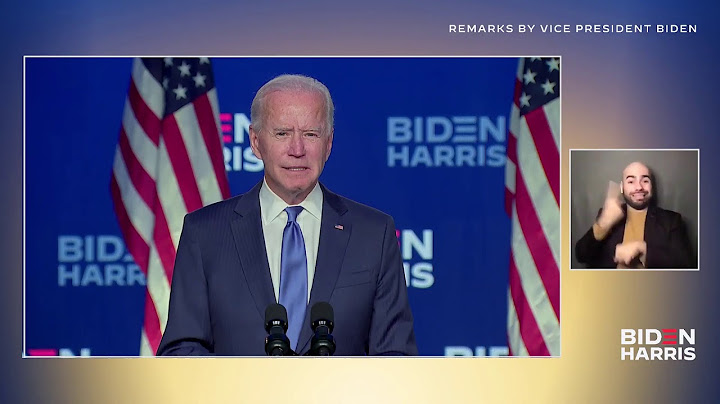 LIVE: Joe Biden addresses the nation from Wilmington, DE