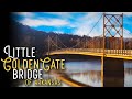 Beaver Bridge - The Little Golden Gate Bridge Of Arkansas - Exploring Outside of Eureka Springs