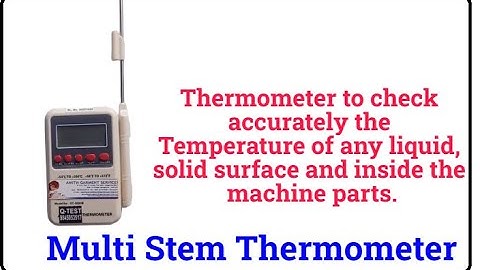 Multi Stem Thermometer| Q-Test | Amith Garment Services