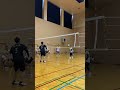 【バレーがしたいです】男女混合バレーボール大会のプレー【バレーボール大会】【クルーズカップ】#shorts #バレーボール #混合バレーボール