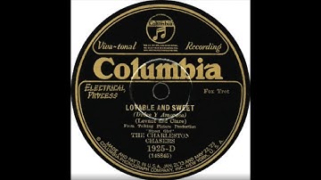 Lovable and Sweet - The Charleston Chasers - 1929 - HQ Sound