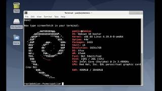 debian 10 buster xfce ram disk usage