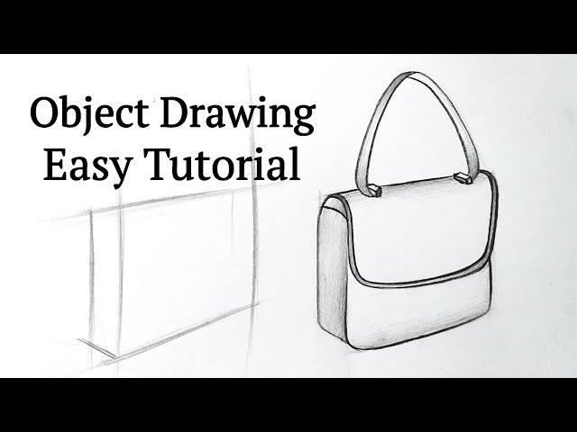 How To Draw - Drawing and designing beautiful women's bags
